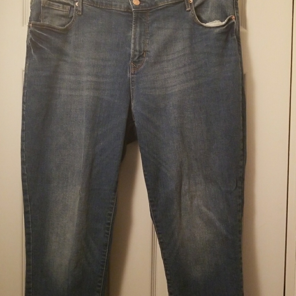 Straight leg jeans
